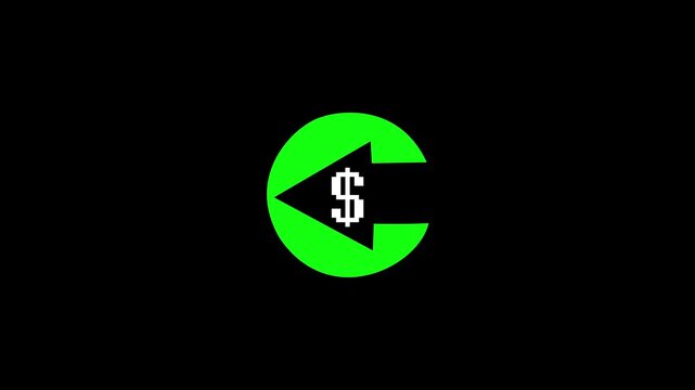 decrease icon. Reduce costs sign and symbol design background.