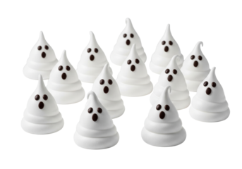 Sweet and Spooky Meringue Ghosts: Adorable Halloween Treats and Desserts