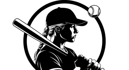 "Focus and Form: A Striking Black-and-White Tribute to Baseball’s Moment of Impact"