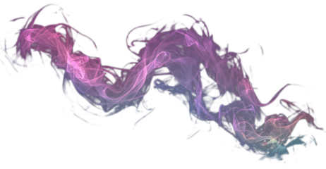 colorful smoke png with soft light and smooth swirl effect