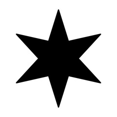 6 Point Star Shape Element