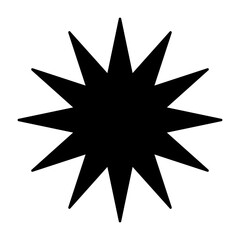 12 Point Star Shape Element