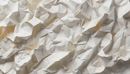 Obraz premium An abstract background is a surface made of crumpled sheet material with sharp fractures and pronounced volume.