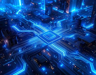 Obraz premium abstract technology background