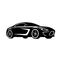 Naklejka premium Car logo icon vehicle wheel white background.