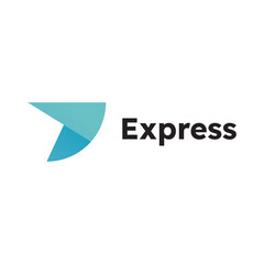 Express logo Vector icon design illustration Template