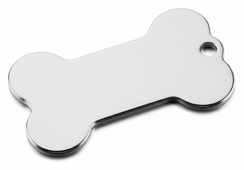 Metal bone shaped dog tag. Blank Cat Dog Id Tag 
