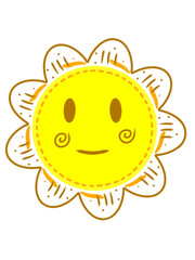 sun cartoon character