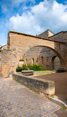 Obraz premium old architecture around the abbey of cluny in france