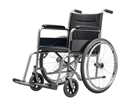 hospital wheelchair isolated