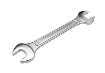 Isolated Open-End Wrench Tool Used for Turning Fasteners Such as Bolts and Nuts