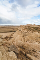 Bardenas Reales Desert Landscape, Navarra, Spain