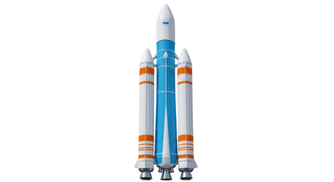 Isolated Medium-lift Launch Vehicle, MLLV, Space Rocket, a spacecraft to carry people or payloads