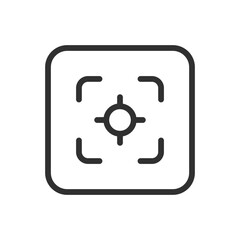 Align Center Photo Editing Icon