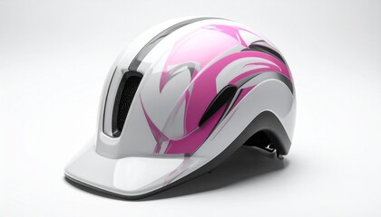 bicycle helmet isolated on white
