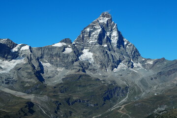 Cervino veduta dalla Valle d'Aosta