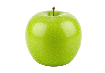 Isolated Granny Smith apple, single fruit, fresh ingredient, healthy eating, studio shot