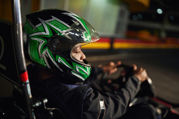 Exciting night of indoor karting brings joy and adrenaline to leisure seekers © LIGHTFIELD STUDIOS