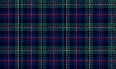 Seamless plaid patterns in blue, green, black, white, and purple convey a classic and contemporary feel. Perfect for designing clothes, skirts, and pants, creating a sleek yet vibrant look.