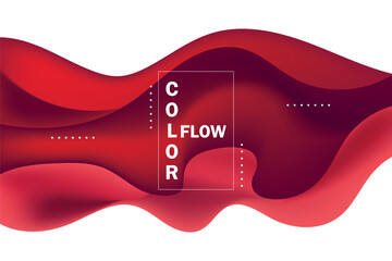 Abstract colorful vector background, color flow liquid wave for design brochure, website, flyer