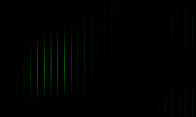 Abstract glowing green vertical light stripes background with gradient effect, futuristic neon pattern, digital energy design, modern technology illumination concept