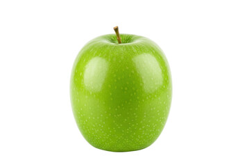 Isolated green apple, a fresh and juicy fruit for a healthy lifestyle and balanced diet
