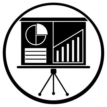 PowerPoint Icon Vector &ndash; Presentation Slide Symbol for Business & Education