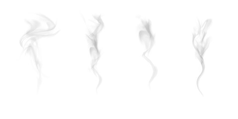 Realistic Smoke Texture PNG Background.