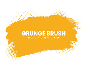 Bold yellow and white abstract grunge brush stroke background texture for modern design and creative projects.
