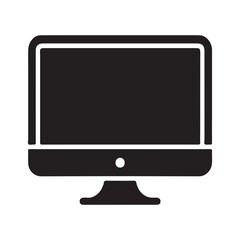 Office Computer Equipment Solid Icon Design