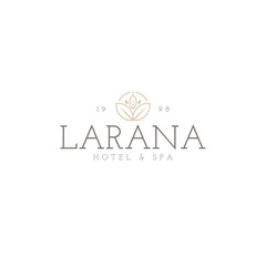 Elegant logo design for luxury hotel and spa brand, a timeless and sophisticated identity for premium hospitality businesses and branding projects
