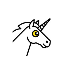 black and white horse