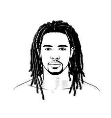 Asian guy avatar illustration flat vector design
