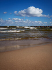 Fototapeta premium waves on the beach