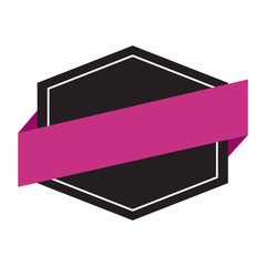 Black friday sale blank banner. Rribbon banners for promotion sale. Vector price tags