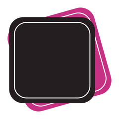 Black friday sale blank banner. Rribbon banners for promotion sale. Vector price tags