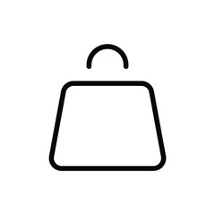 Ecommerce online shopping cart bag icon design