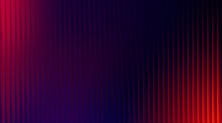 Abstract vertical lines with red and blue gradient