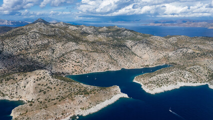 Aerial View of Serce Harbor and Sailboats in Marmaris, Turkey © Suzi