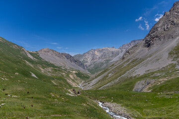 Obraz premium The Arves massif are a massif in the French Alps 
