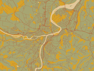 Contemporary Flat Map Steyr Austria