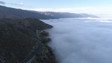 Rutas con neblina