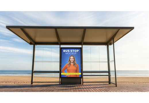 Bus Stop Mockup 56