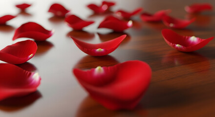 Macro Photo of Rose Petals with Flawless Texture, Serene Atmosphere