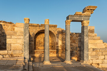 The ancient city of Knidos is one of the most important western Anatolian coastal cities. It is within the borders of Yazı Village, Datca District of Mugla Province. © muratti6868