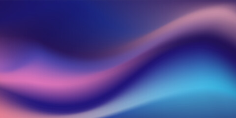 A banner design featuring a colorful abstract gradient background