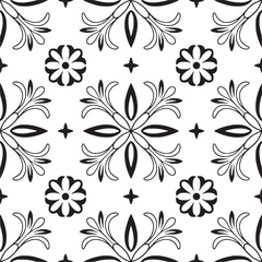 Obraz premium Vector art of seamless floral pattern