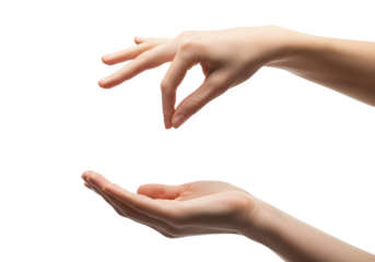 Hands Offering Gesture on Black Background, Creative Concept, Giving, Receiving, Donation, Blessing, Hope, Spirituality, Caring, Protection, Charity, Support