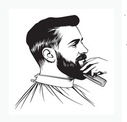 portrait of a barber