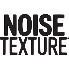 Vector art of bold black text that says noise texture